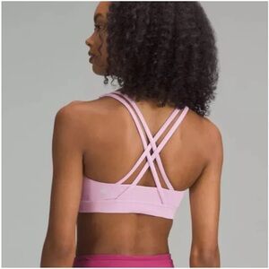 lululemon athletica Pink Strappy Sports Bra